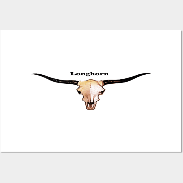 The Longhorn Bull Wall Art by Andyt